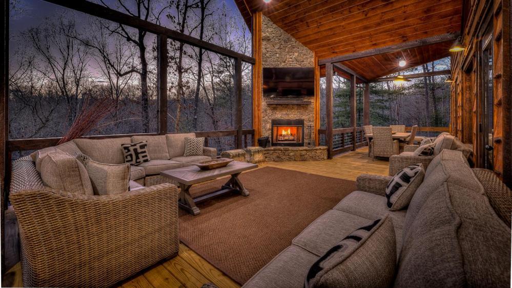 Luxe Mountain Retreat Villa Блу Ридж Екстериор снимка